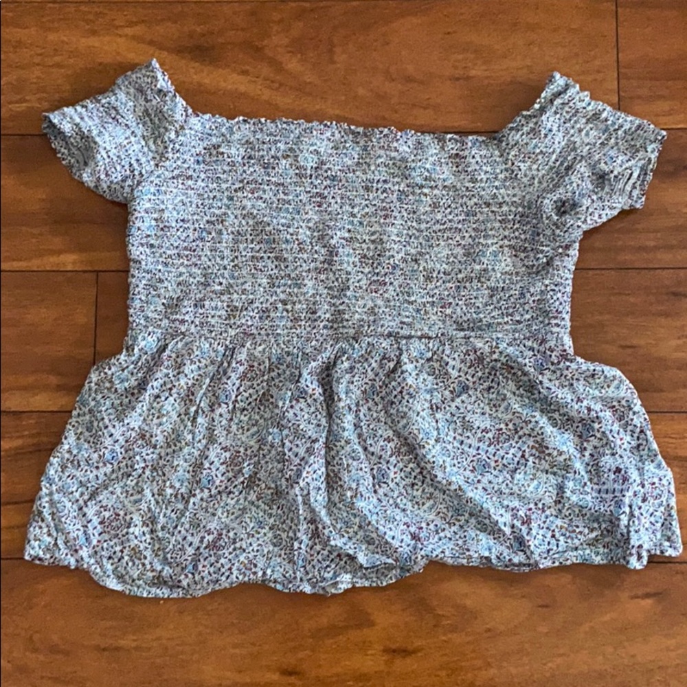 Old Navy crop off the shoulder blouse